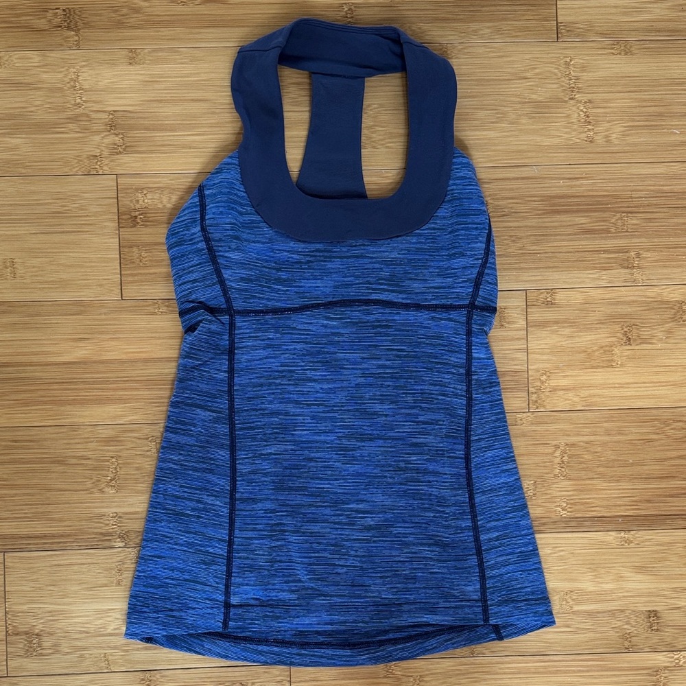 Lululemon Blue Women's Athletic Tank Top